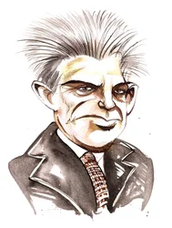 Carl Nielsen, caricatura